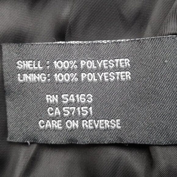 Kenneth Cole Reaction Ladies Size Large Lined Black Packable Hood Jacket - Picture 5 of 12